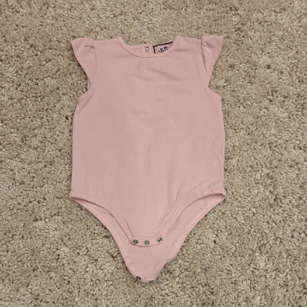 Juicy Couture Pink Kids Bodysuit Size 18-24 mo